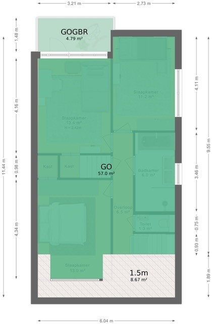 mediumsize floorplan